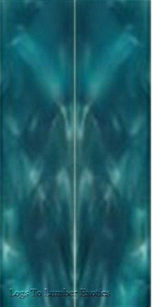 Breaking Waves Acrylic  2 pc Mini Knife Scale  3/16"x3/4"x5" - Wood Acrylic Supply