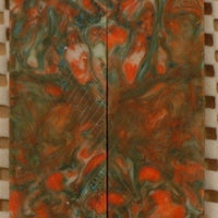 Dolphins Inlace Acrylester #55 (2 pc) Mini Knife Scales  3/16"x1"x5"    003
