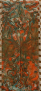 Dolphins Inlace Acrylester #55 (2 pc) Mini Knife Scales  3/16"x1"x5"    003