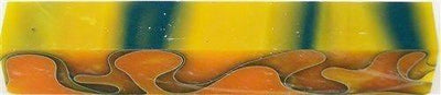 Yellowjacket Acrylic. #39 1 pc Pen Blank Short 3/4