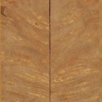Satinwood Pyinma  Burl (2 pc) Mini Knife Scale  3/16"x3/4"x5"      701 - Wood Acrylic Supply