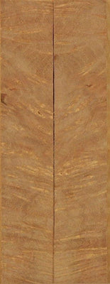 Satinwood Pyinma  Burl (2 pc) Mini Knife Scale  3/16