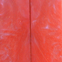 Cotton Candy Pink Acrylester #15 (2 pc) Knife Scales 1/4" x 1 3/4" x 5" - 8090 - Wood Acrylic Supply