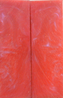 Cotton Candy Pink Acrylester #15 (2 pc) Knife Scales 1/4