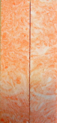 Orange Creamsicle Acrylester #52 (2 pc) Knife Scales 3/16