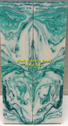 Spring Mist Acrylester #46 (2 pc) Knife Scales 1/4" x 1 1/2" x 6" 5895 - Wood Acrylic Supply