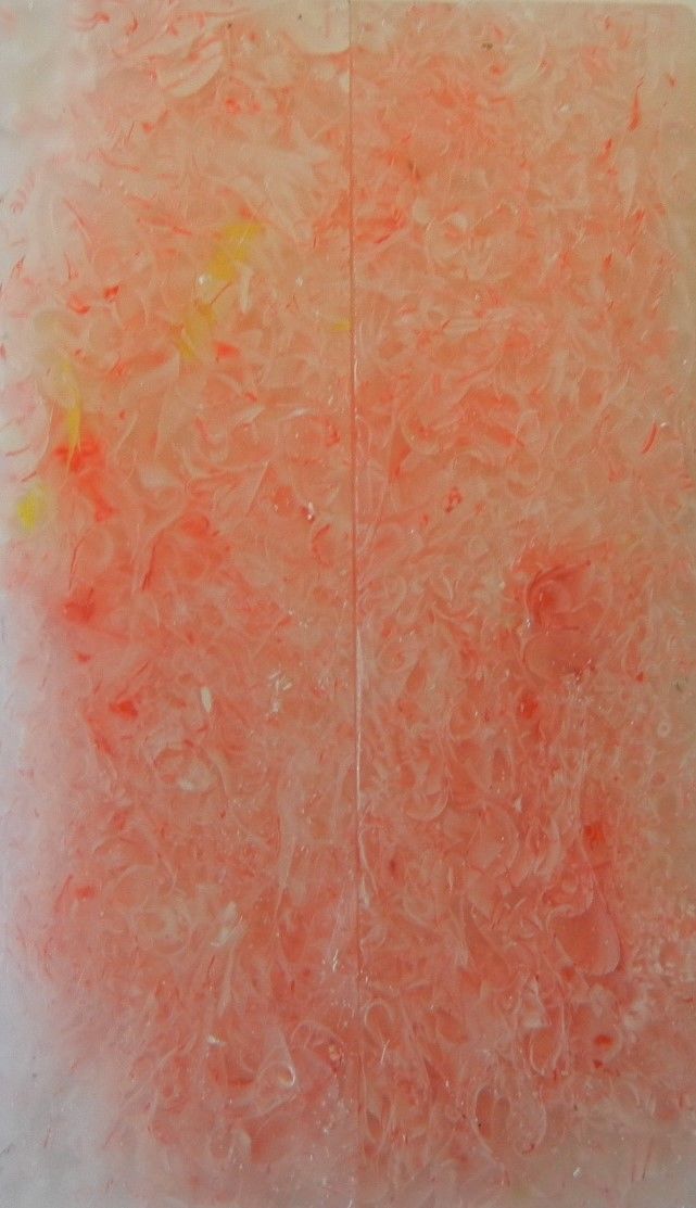 Alumilit Pink White Confetti (2 pc) Knife Scales 1/4" x 1 1/2" x 5" - 7764 - Wood Acrylic Supply