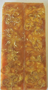 Alumilit Gold Imbedded with Brass (2 pc) Knife Scales 3/8" x 1 1/2" x 6" - 7801 - Wood Acrylic Supply