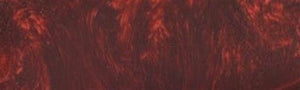 1" x 1 1/2" x 5" Knife Blank Red Russet Acrylester #09 - Wood Acrylic Supply
