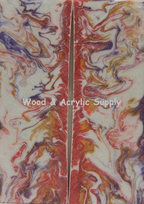 Wild Thing One Acrylester (2 pc) Knife Scales  3/16