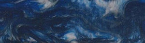 3/4" x 3/4" x 5" Pen Blank Blue Steel Acrylester #110 - Wood Acrylic Supply