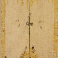 Tamarind Spalted Dyed Light Yellow (2 pc) Knife Scaless  3/8" x 1 1/2" x 6" 5119