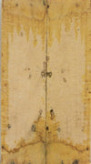Tamarind Spalted Dyed Light Yellow (2 pc) Knife Scaless  3/8" x 1 1/2" x 6" 5119