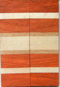 Laminated Padauk Maple (2 pc) Knife Scaless 3/8" x 2" x 6" - 7850