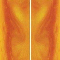Sparkle Gold Inlace Acryl06 2 pc Mini Knife Scale  3/16"x1"x3" - Wood Acrylic Supply