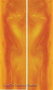 Sparkle Gold Inlace Acryl06 2 pc Mini Knife Scale  3/16"x1"x3" - Wood Acrylic Supply