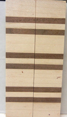 Laminated Maple Walnut (2 pc) Pistol Grips 1/2
