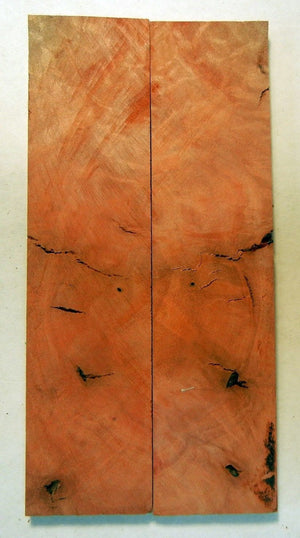 Coolabah Burl (2 pc) Knife Scales 1/4" x 1 1/4" x 5" - 1852 - Wood Acrylic Supply