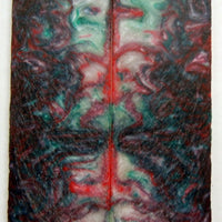 Christmas Swirl Acrylester #33 (2 pc) Razor Knife Scaless 3/16" x 2" x 6" - 2283