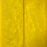 Crushed Yellow Acrylester #03 (2 pc) Knife Scales 3/8" x 2" x 6" - 0617 - Wood Acrylic Supply