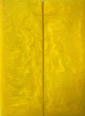 Crushed Yellow Acrylester #03 (2 pc) Knife Scales 3/8