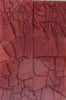 Burgundy Designed Acrylic (2 pc) Razor Knife Scaless 3/16" x 2" x 6" - 0429
