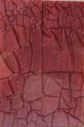 Burgundy Designed Acrylic (2 pc) Razor Knife Scaless 3/16" x 2" x 6" - 0429