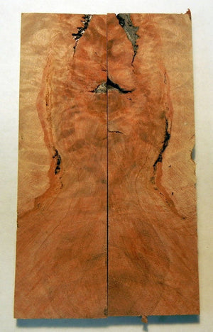 Coolabah Burl (2 pc) Knife Scales 1/4" x 1 1/2" x 5" - 1848 - Wood Acrylic Supply