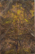 Banana Grape Inlace Acry LSU #39 2 pc Knife Scale  1/4"x1 1/2"x5"      002 - Wood Acrylic Supply