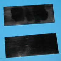 5" X 1 1/2" X 1/4" Polished Buffalo Horn Knife Scales 2 Pcs - Wood Acrylic Supply