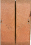Resin Burl African (2 pc) Straight Razor Scaless 3/16" x 2" x 6" 5443