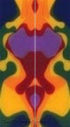 Rainbow Acrylic 27 2 pc Mini Knife Scale  3/16"x3/4"x5" - Wood Acrylic Supply