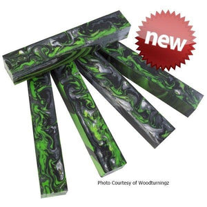 3/4" x 3/4" x 5" Pen Blank Hocus Pocus Acrylester #119 - Wood Acrylic Supply