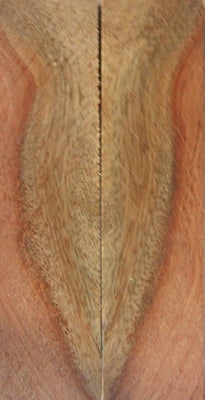 Afzelia Burl w Sap (2 pc) Knife Scales 3/8