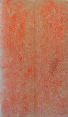 Alumilit Pink White Confetti (2 pc) Knife Scales 1/4