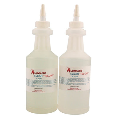 Alumilite Clear (Slow) Resin For Wood Turning 32 oz up to 12 Minute Open Time