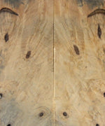 Buckeye Burl Stabilized Clear (2 pc) Knife Scales 3/8" x 2" x 5" - 8175 - Wood Acrylic Supply