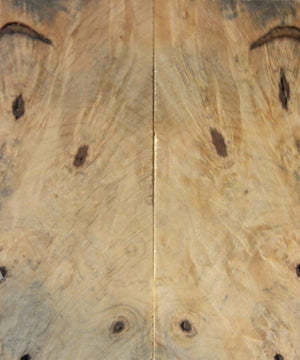 Buckeye Burl Stabilized Clear (2 pc) Knife Scales 3/8" x 2" x 5" - 8175 - Wood Acrylic Supply