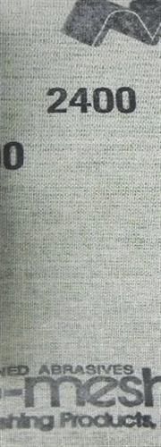 Micro-Mesh Regular Finishing Sheet 1 pc 1 1/2" x 6" 2400 grit sheet