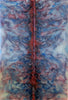 Patriotic Swirl Acrylester #31 (2 pc) Razor Scaless 3/16" x 2" x 6" - 6881