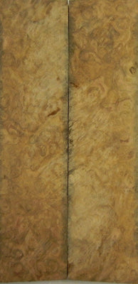 Nargusta Black Burl Eye (2 pc) Knife Scaless  3/8