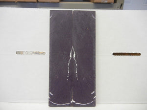 Alumilit Purple w White Streak (2 pc) Knife Scaless 1/4" x 1 1/2" x 6" - 7812