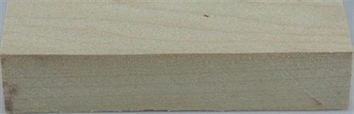 Poplar 1 pc Knife Blank 1" x 1 1/2" x 5" - Wood Acrylic Supply