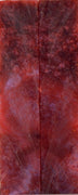 Cherries Jubilee Inlace Acrylester #37 (2 pc) Mini Knife Scaless  3/16"x1"x5"