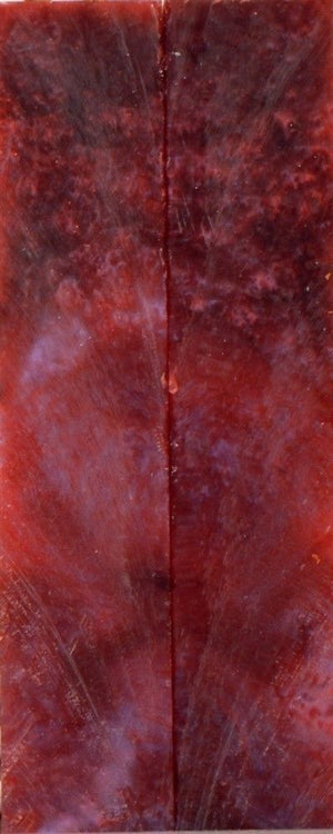 Cherries Jubilee Inlace Acrylester #37 (2 pc) Mini Knife Scaless  3/16"x1"x5"