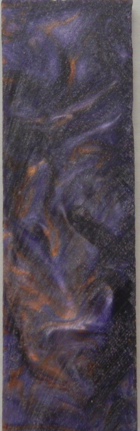 Bronze & Violet Acrylester #02 (1 pc) Inlay/Thin 1/4x1 1/2x5 - 7826