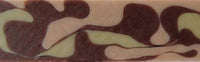 Chocolate Pistachio Acrylic. #44 1 pc Pen Blank Short 3/4" x 2 7/8" to 3 7/8"