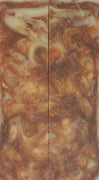 Crushed Mud Inlace Acrylester #10 (2 pc) Knife Scaless  3/8"x1 1/2"x5"    002