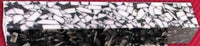 Dalmation Acrylic #46 1 pc Pen Blank 3/4"x5"      C46 (1 pc), E-Vap Blan - Wood Acrylic Supply