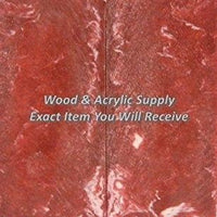 Indiana U IU Acrylester (2 pc) Knife Scales 3/8" x 2" x 6" 5661 - Wood Acrylic Supply